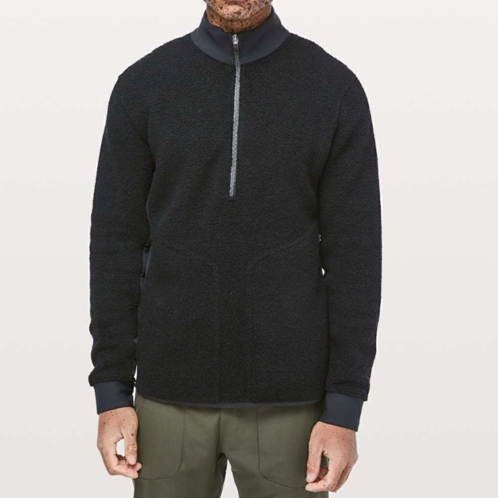 Lululemon Tundra Trek 1/2 Zip Sherpa Fleece Pullover S